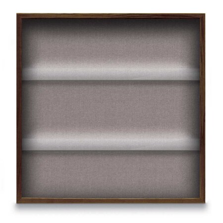 United Visual Products Outdoor Enclosed Combo Board, 48"x36", White Frame/White Porc & Cinnabar UVCB4836ODW-WHTPORC-CINNABA